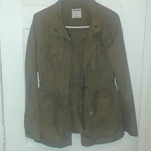 Army green cargo jacket